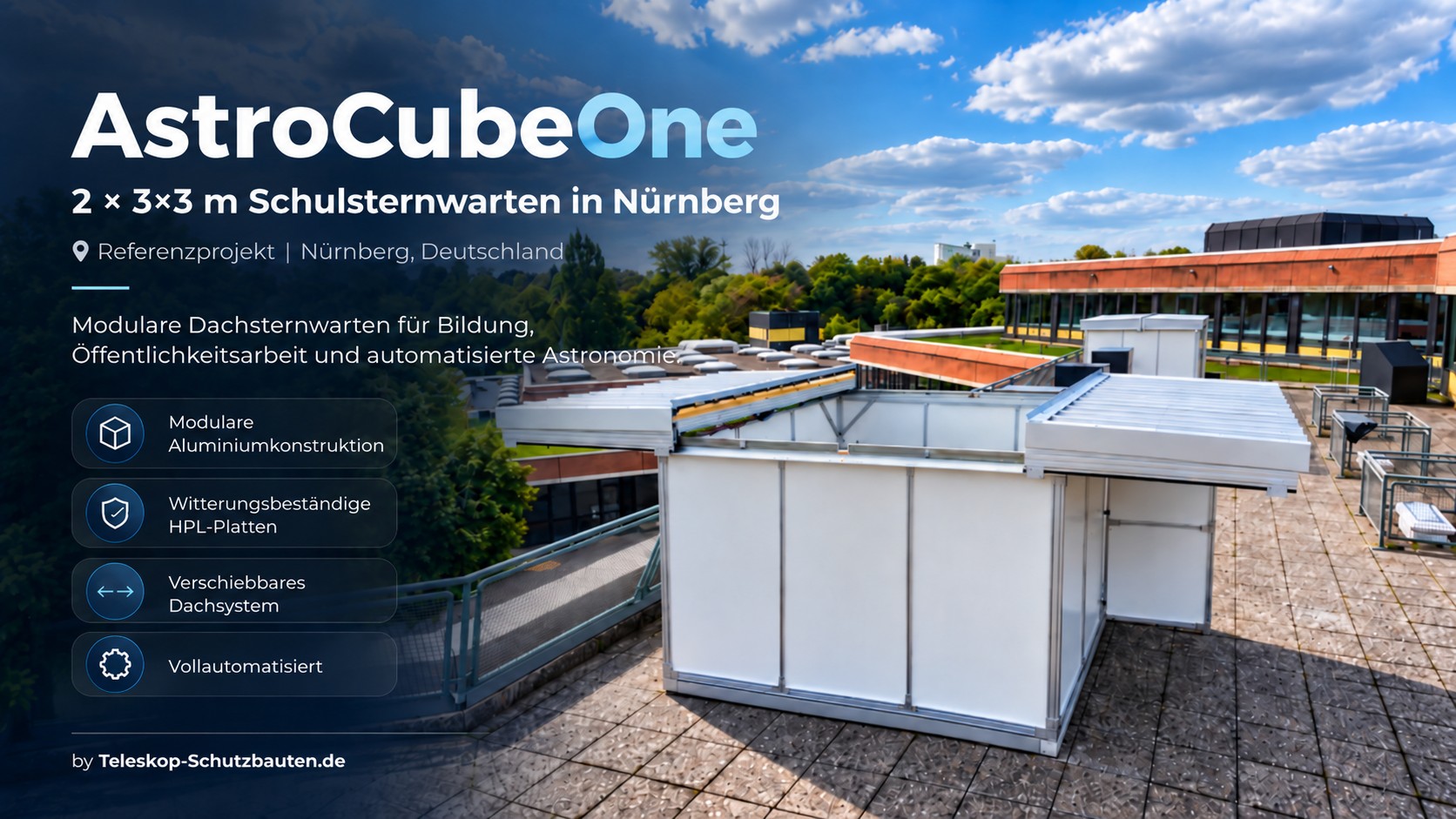 AstroCubeOne Schulsternwarten Nürnberg